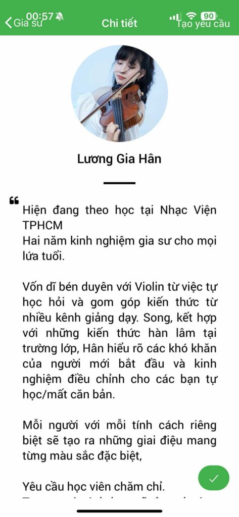 Gia sư dạy Violin 14