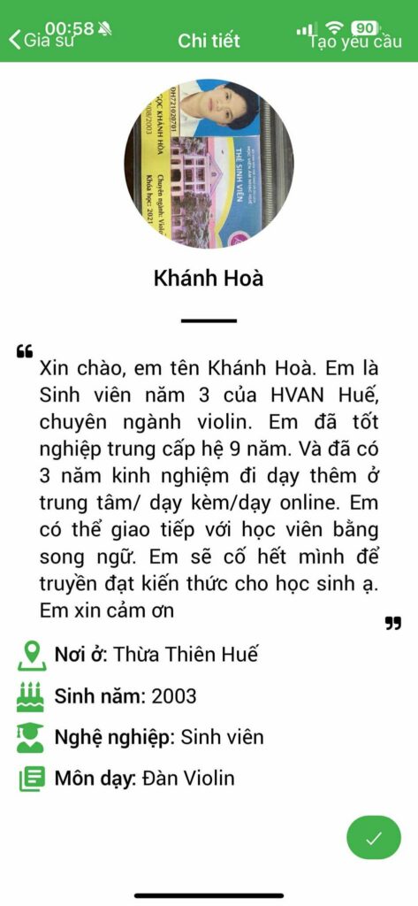 Gia sư dạy Violin 15