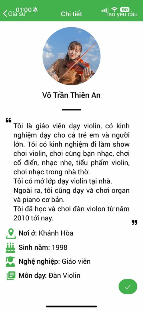Gia sư dạy Violin 25