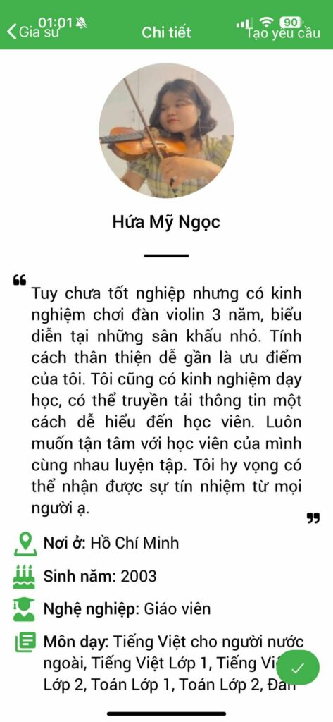 Gia sư dạy Violin 27
