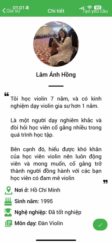 Gia sư dạy Violin 28
