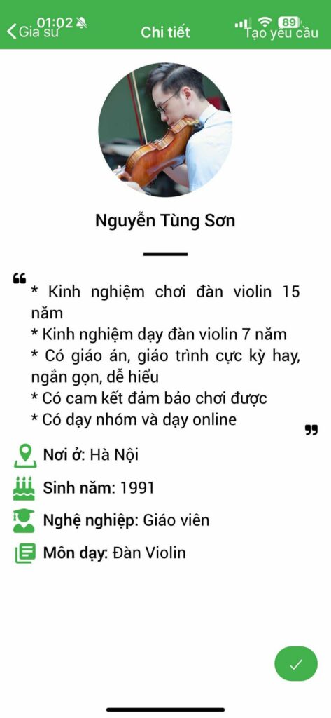 Gia sư dạy Violin 33