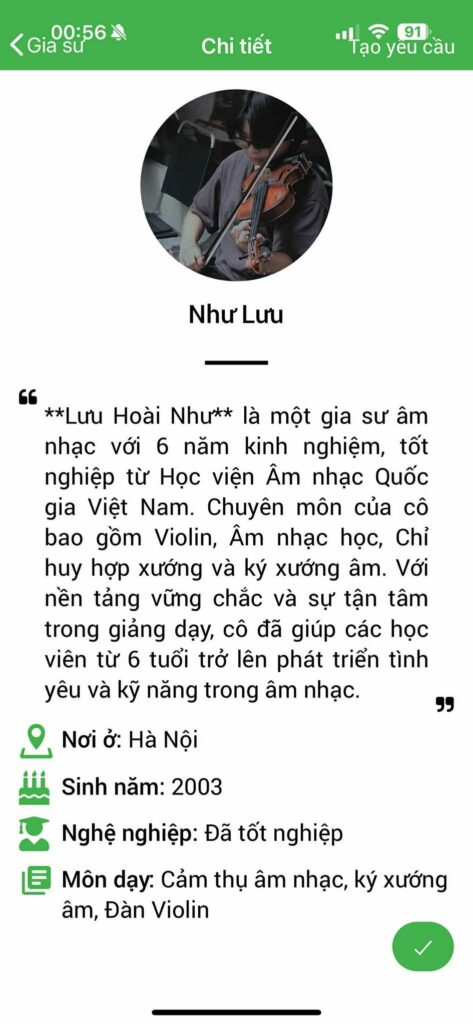 Gia sư dạy Violin 4
