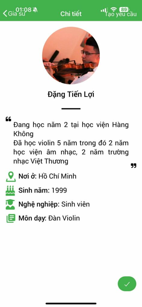 Gia sư dạy Violin 49
