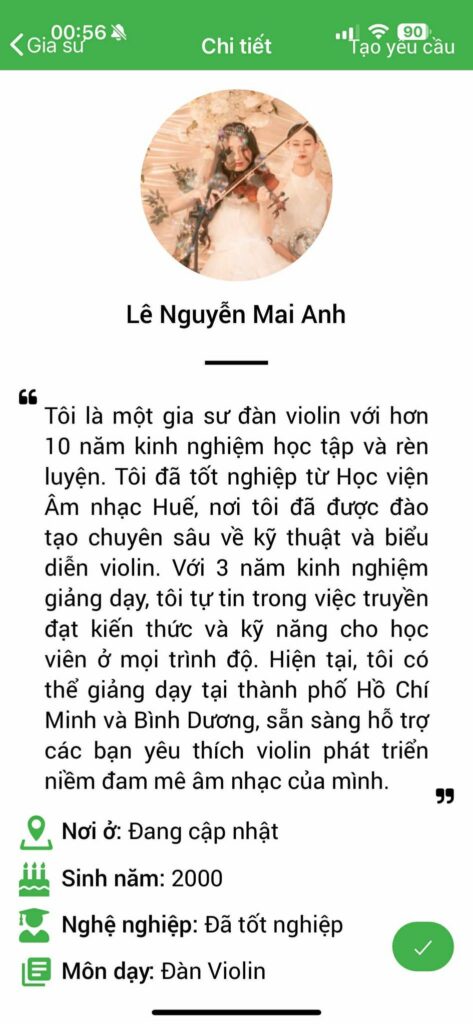 Gia sư dạy Violin 5