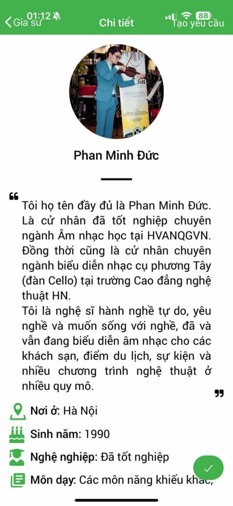 Gia sư dạy Violin 58