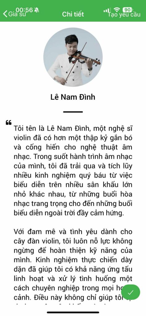 Gia sư dạy Violin 6