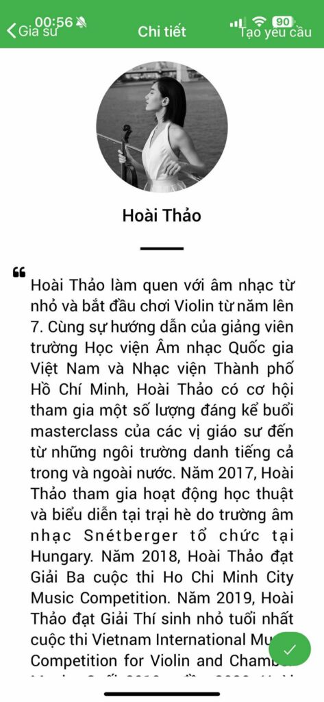 Gia sư dạy Violin 9