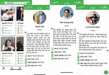 Gia sư dạy đàn Violin online
